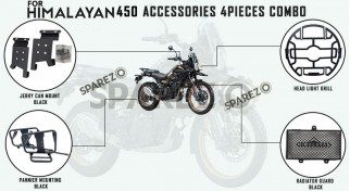 Royal Enfield 4 Pcs Accessories Combo Pack CP-1 Himalayan 450